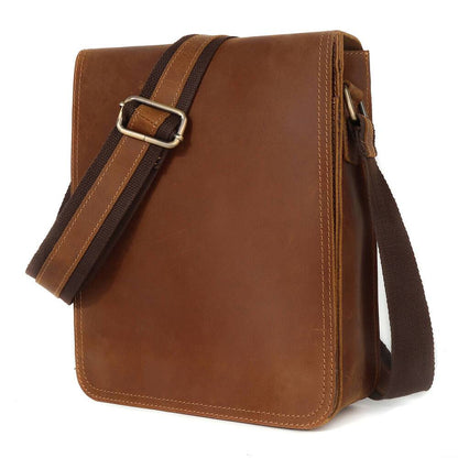 leather messenger bag for men