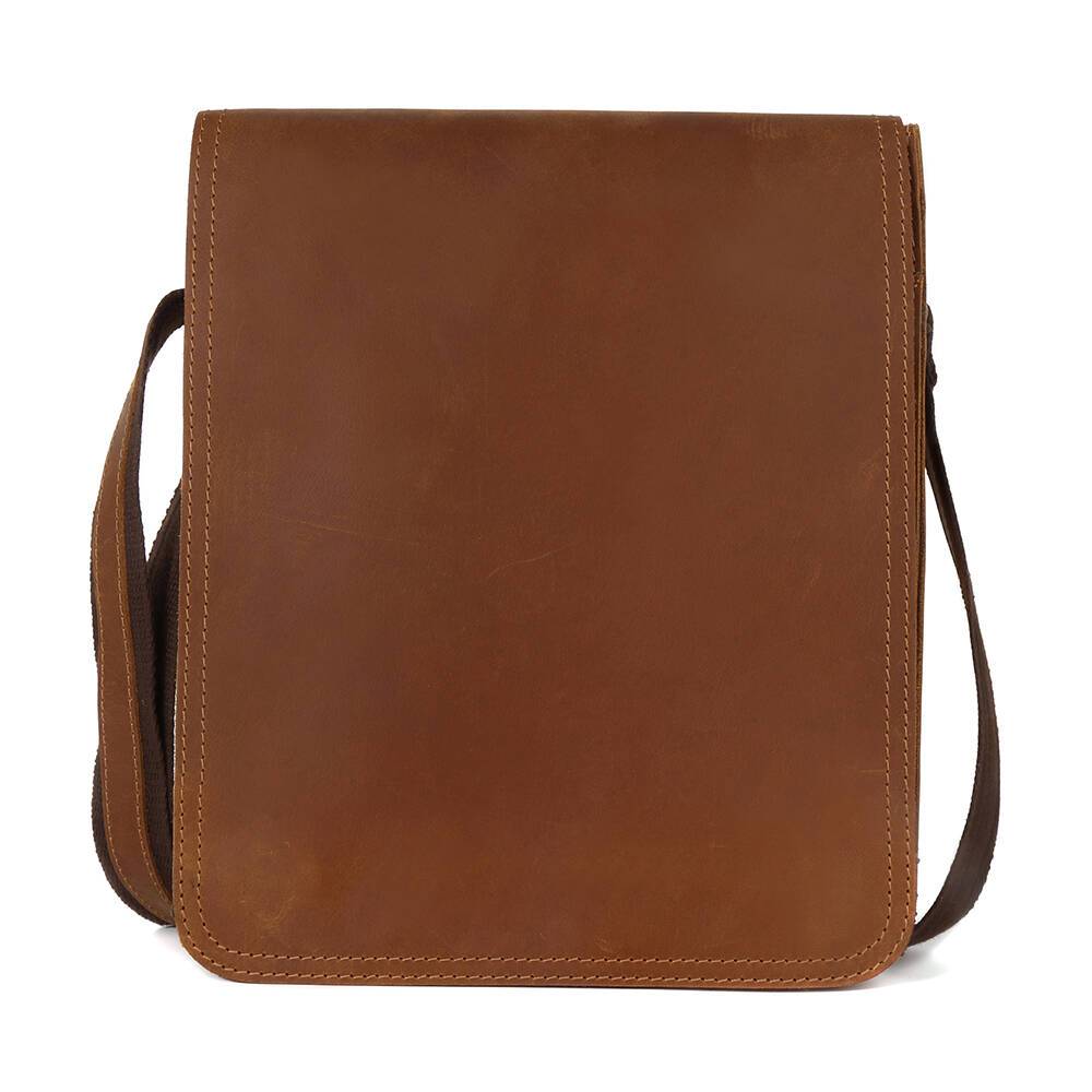 leather messenger bag for men