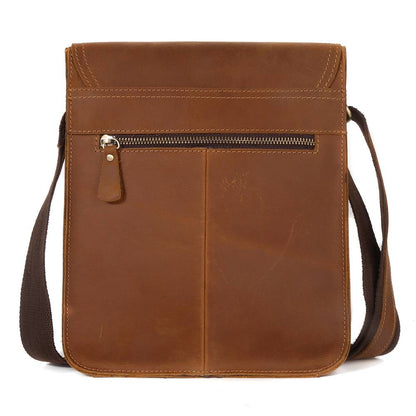 leather messenger bag for men