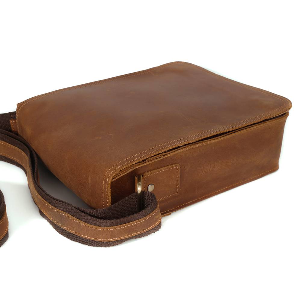 leather messenger bag for men