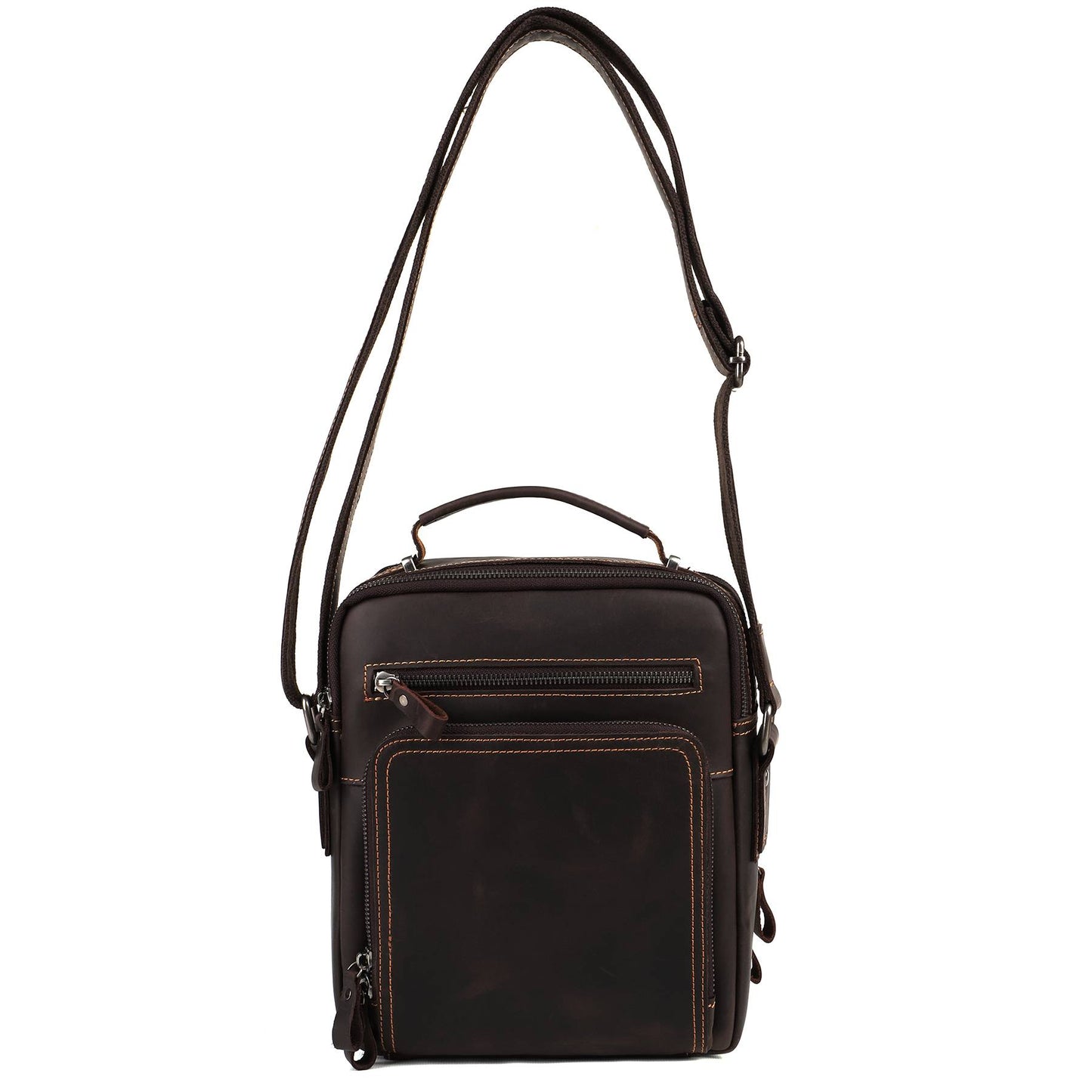 leather messenger bag for men