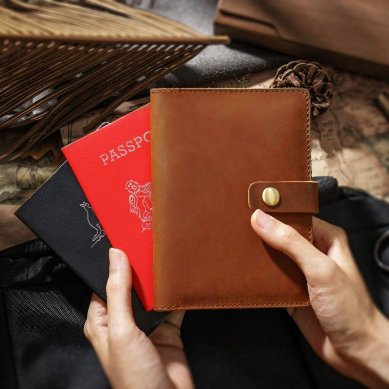 leather passport cover