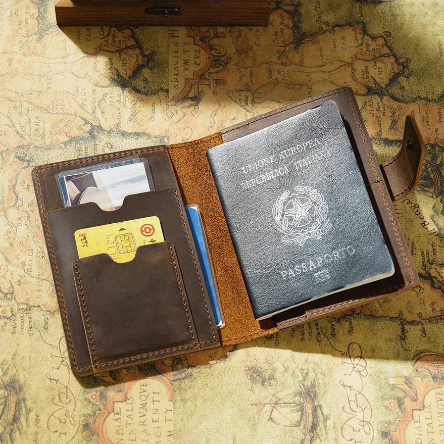 leather passport holder