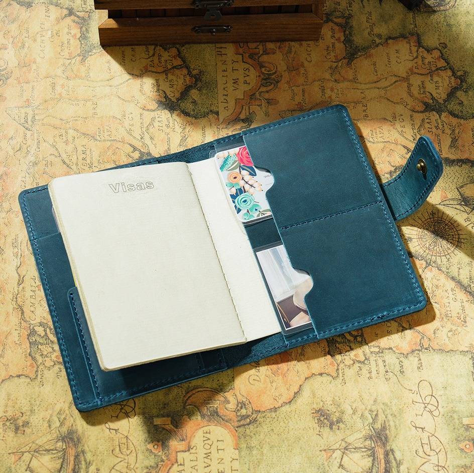 leather passport holder