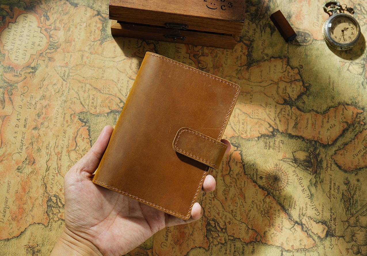 leather passport holder