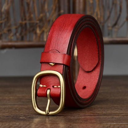 Ceinture décontractée vintage faite à la main pour jeans - 1,1" de largeur