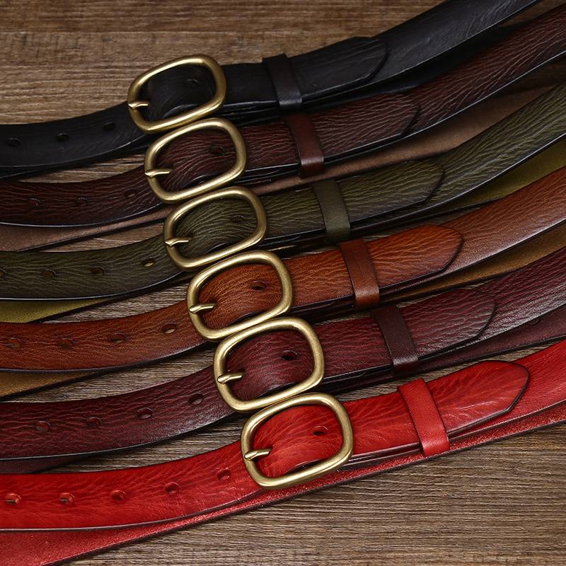 Vintage Handmade Casual Women Belt for Jeans-1.1" Width