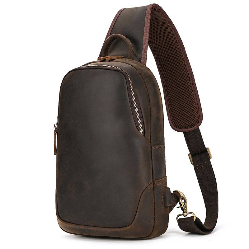 leathermens sling bag