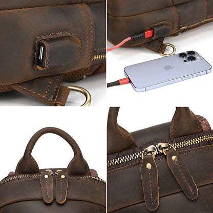 leathermens sling bag