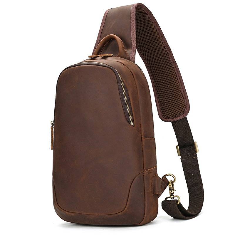 leathermens sling bag