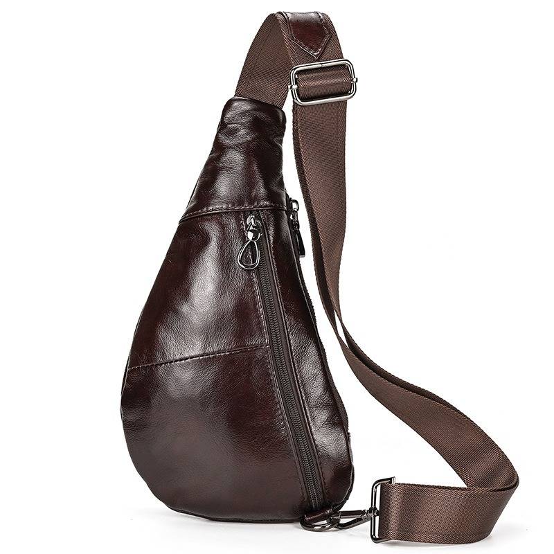 Stylish Front Zipper Crossbody Chest Bag