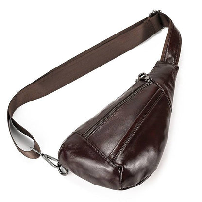 Stylish Front Zipper Crossbody Chest Bag