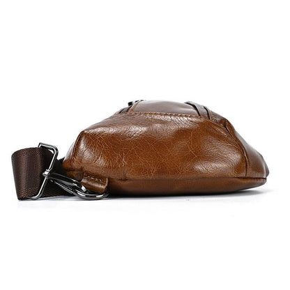 Stylish Front Zipper Crossbody Chest Bag