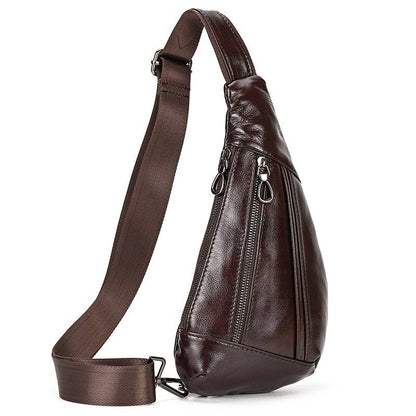 Stylish Front Zipper Crossbody Chest Bag