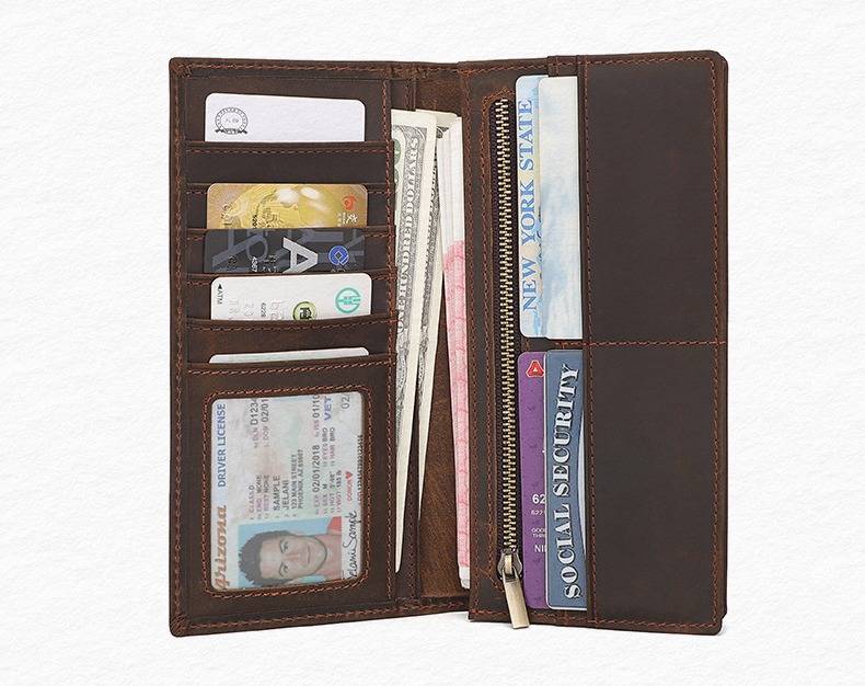 long wallets for men 