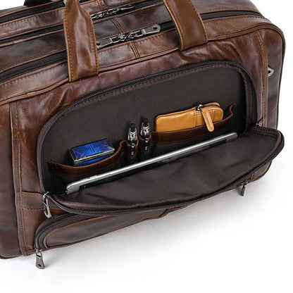 male leather briefcase