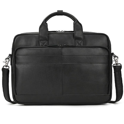 Large Capacity Men's Vintage 17 inch Leather Laptop Bag