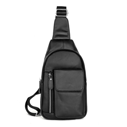 men leather sling bag