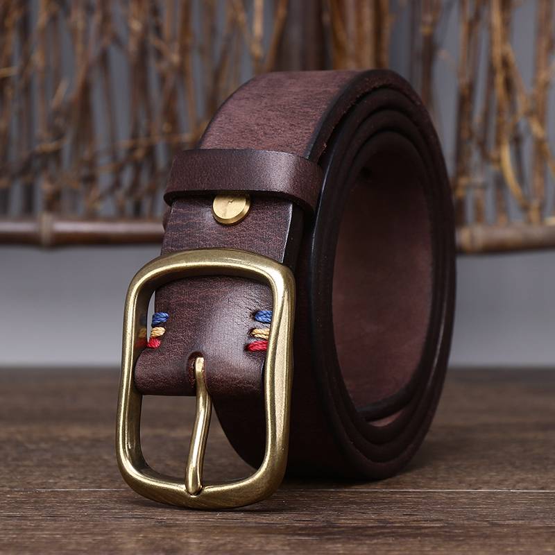 men real leather belt 