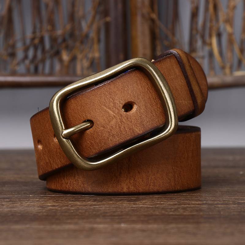 men real leather belt