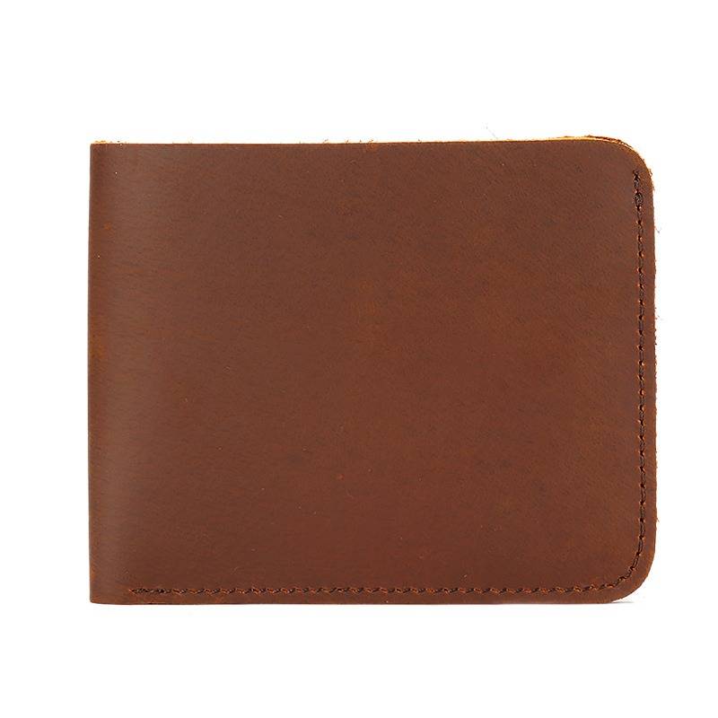 men slim leather wallet