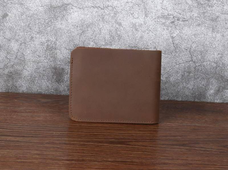 men slim leather wallet