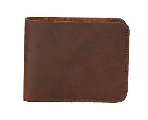 men slim leather wallet