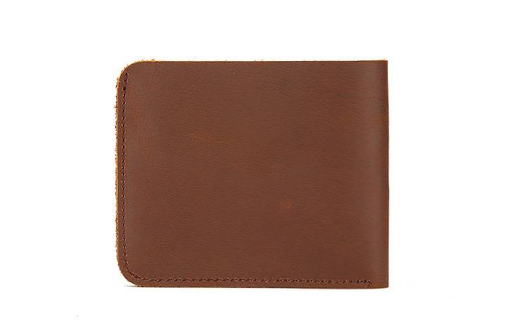 men slim leather wallet