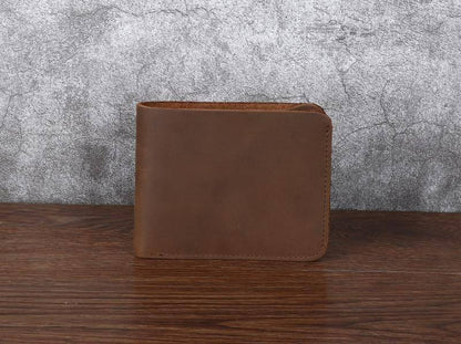 men slim leather wallet