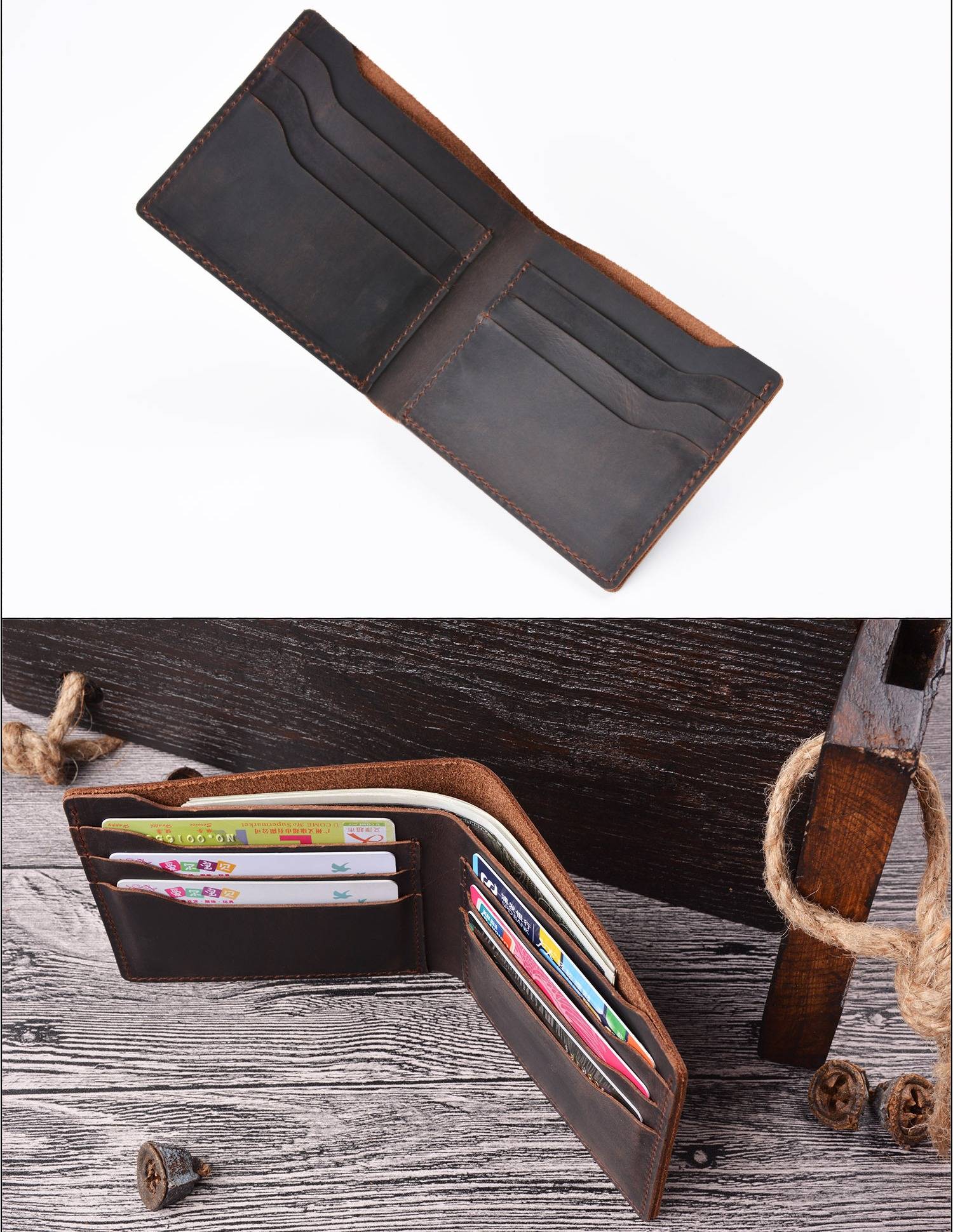 mens bifold wallet