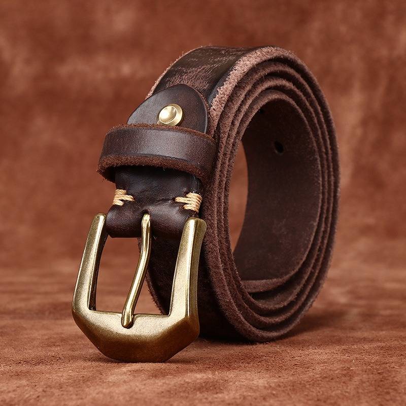 mens brown belt 