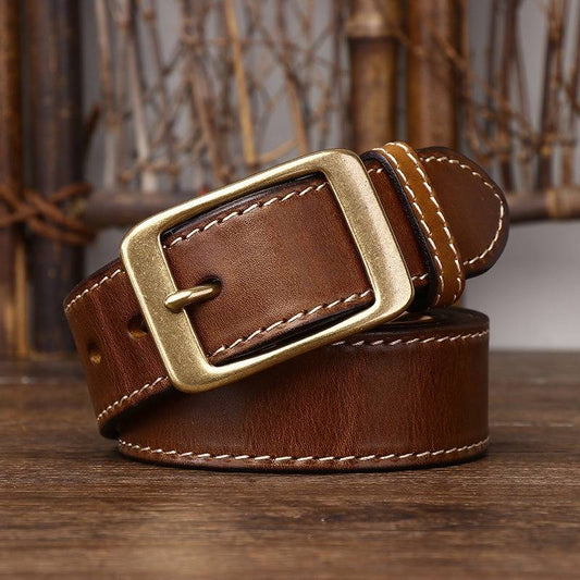 mens full grain leather belt 