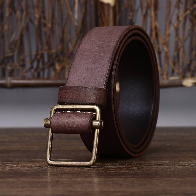 mens full grain leather belt 