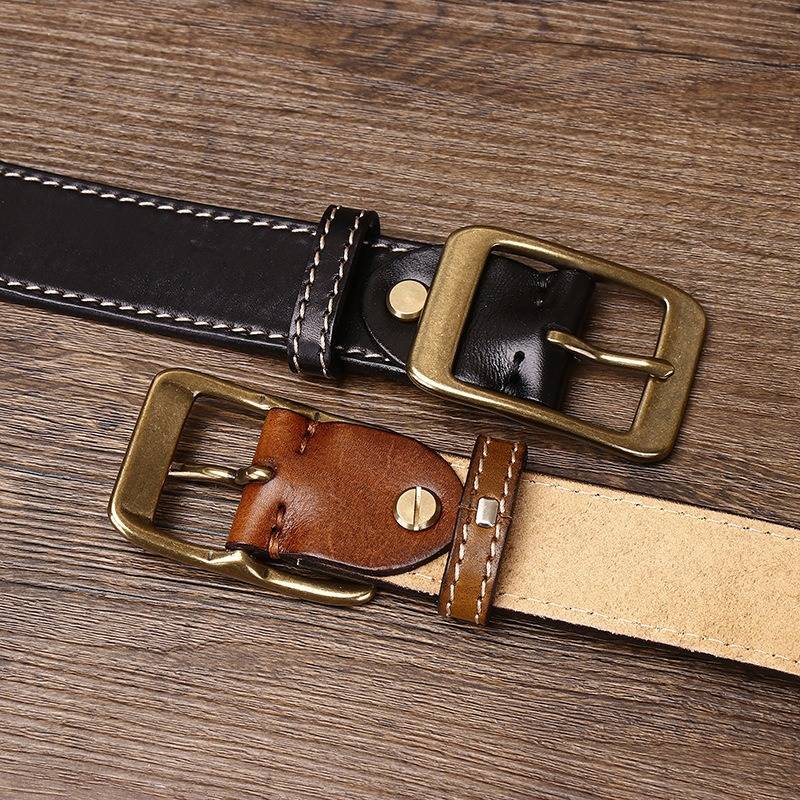 mens full grain leather belt 