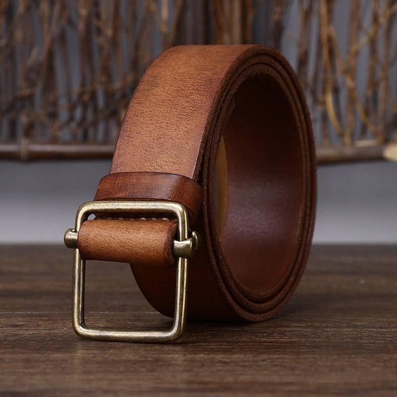 mens full grain leather belt 