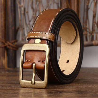 mens full grain leather belt 