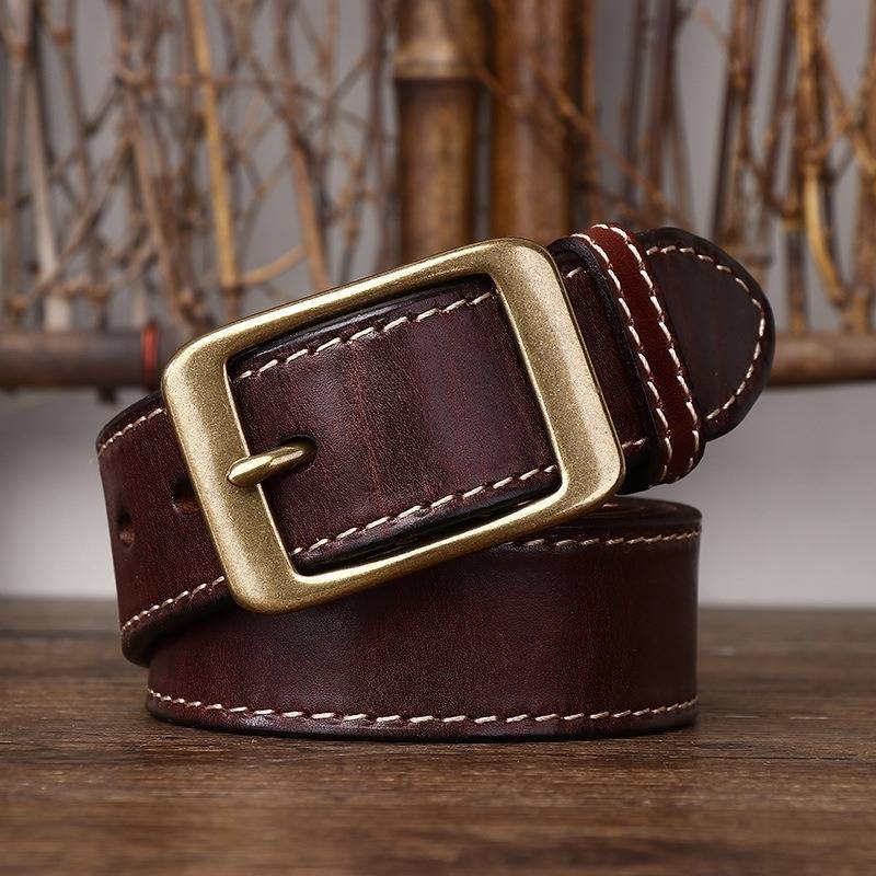 mens full grain leather belt 