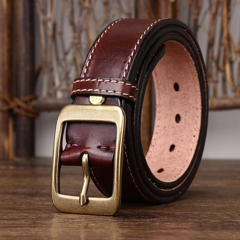 mens full grain leather belt 