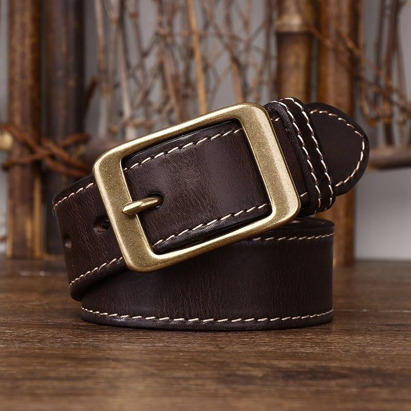 mens full grain leather belt 