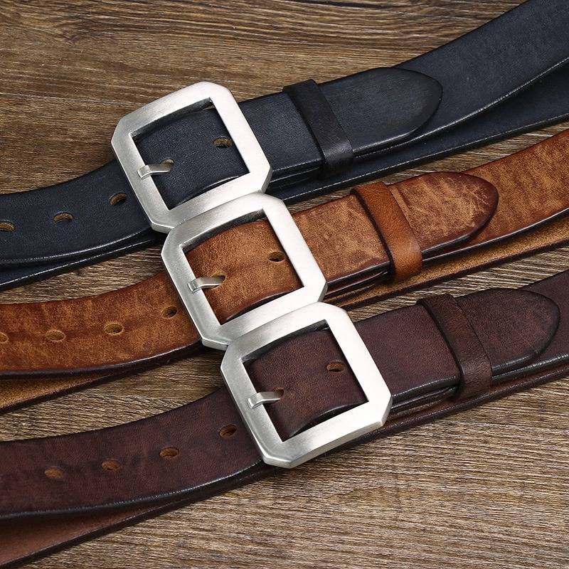 mens genuine leather belts 