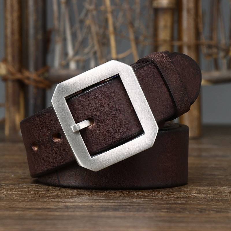 mens genuine leather belts 