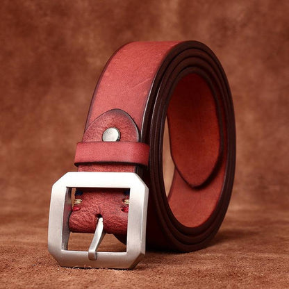 mens genuine leather belts 