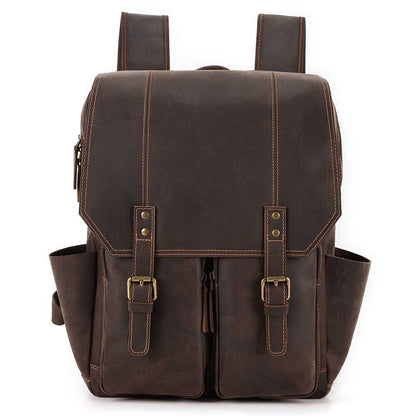 mens leather backpack 