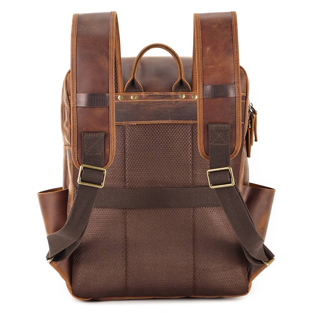 mens leather backpack 