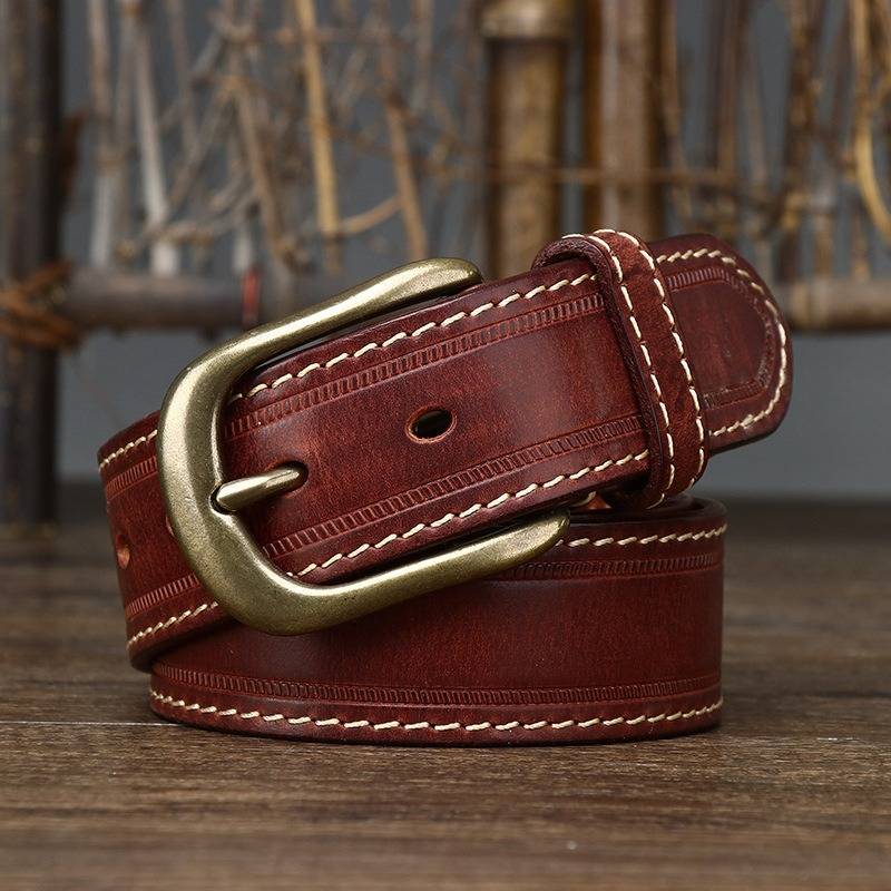 mens leather belt