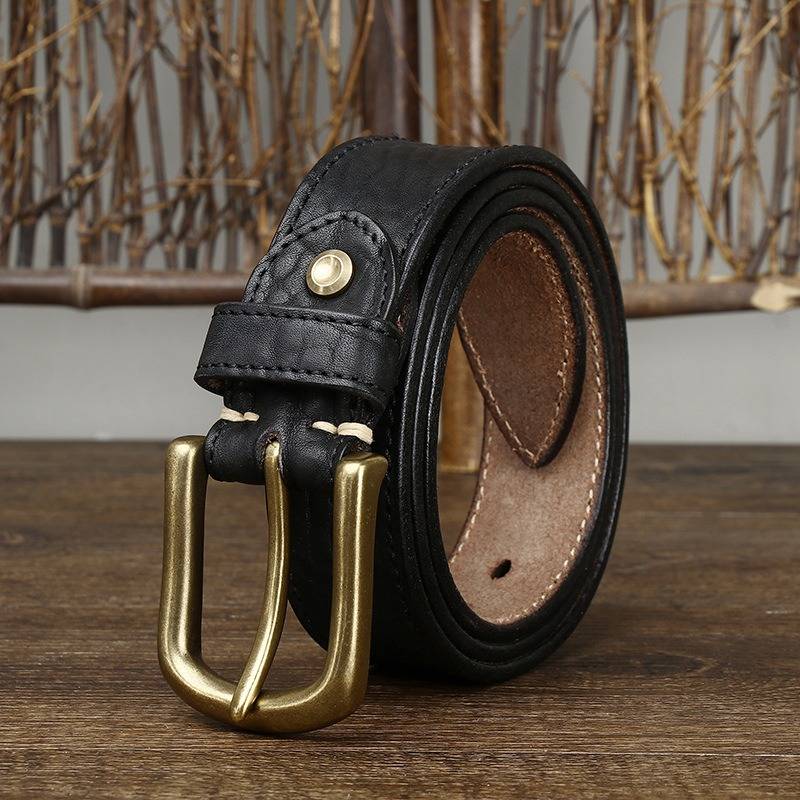 mens leather belts for jeans