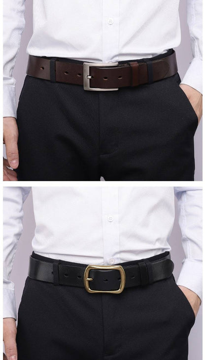 mens leather dress belt 