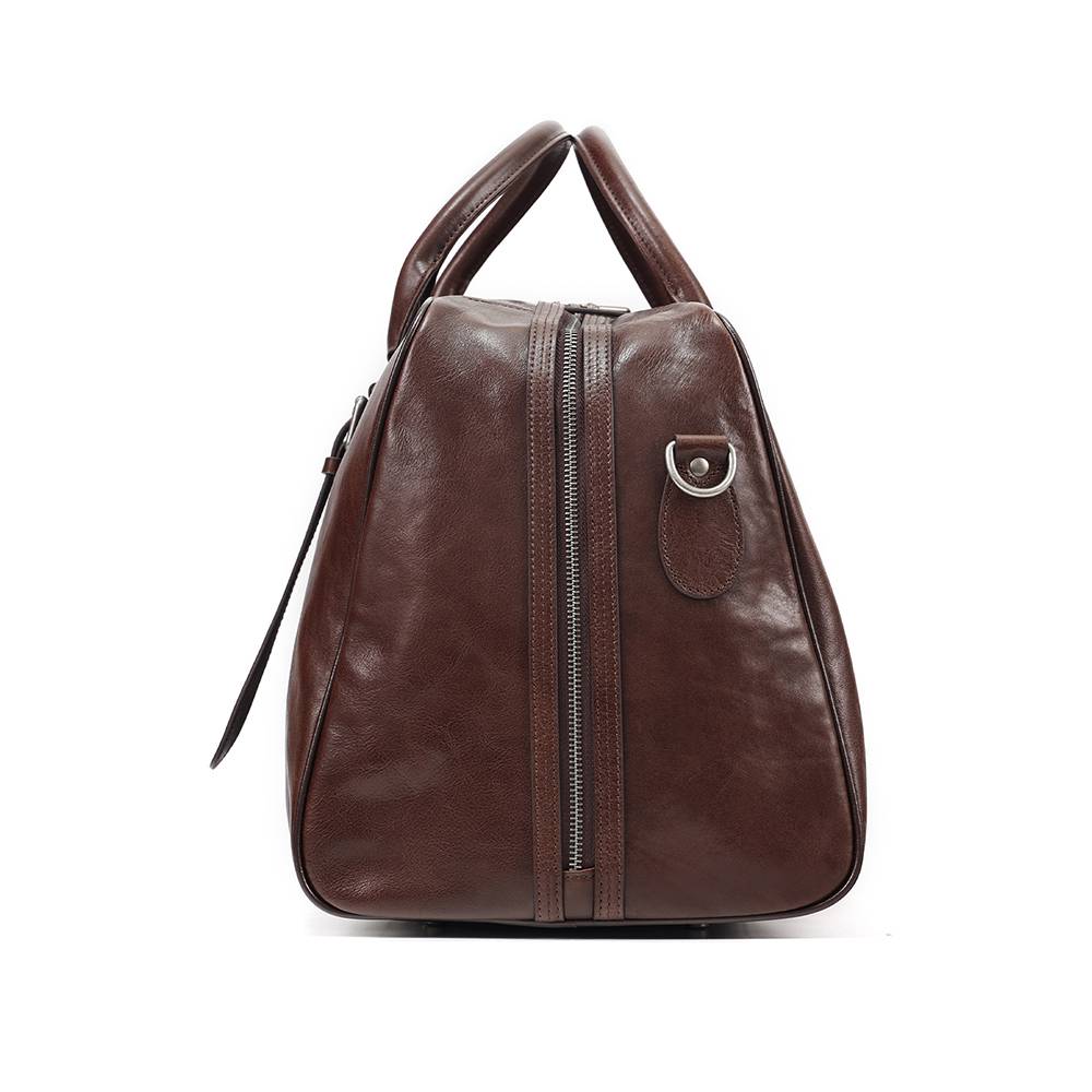 mens leather duffle bag