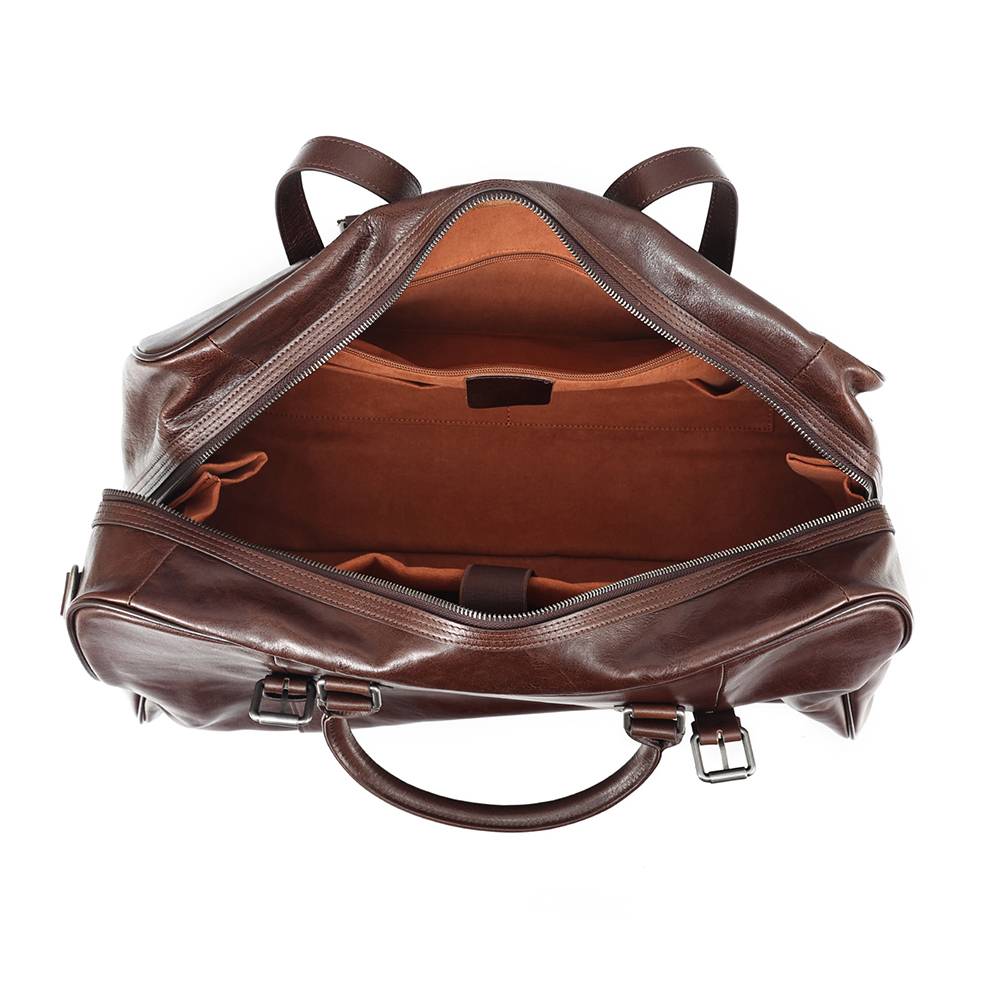 mens leather duffle bag