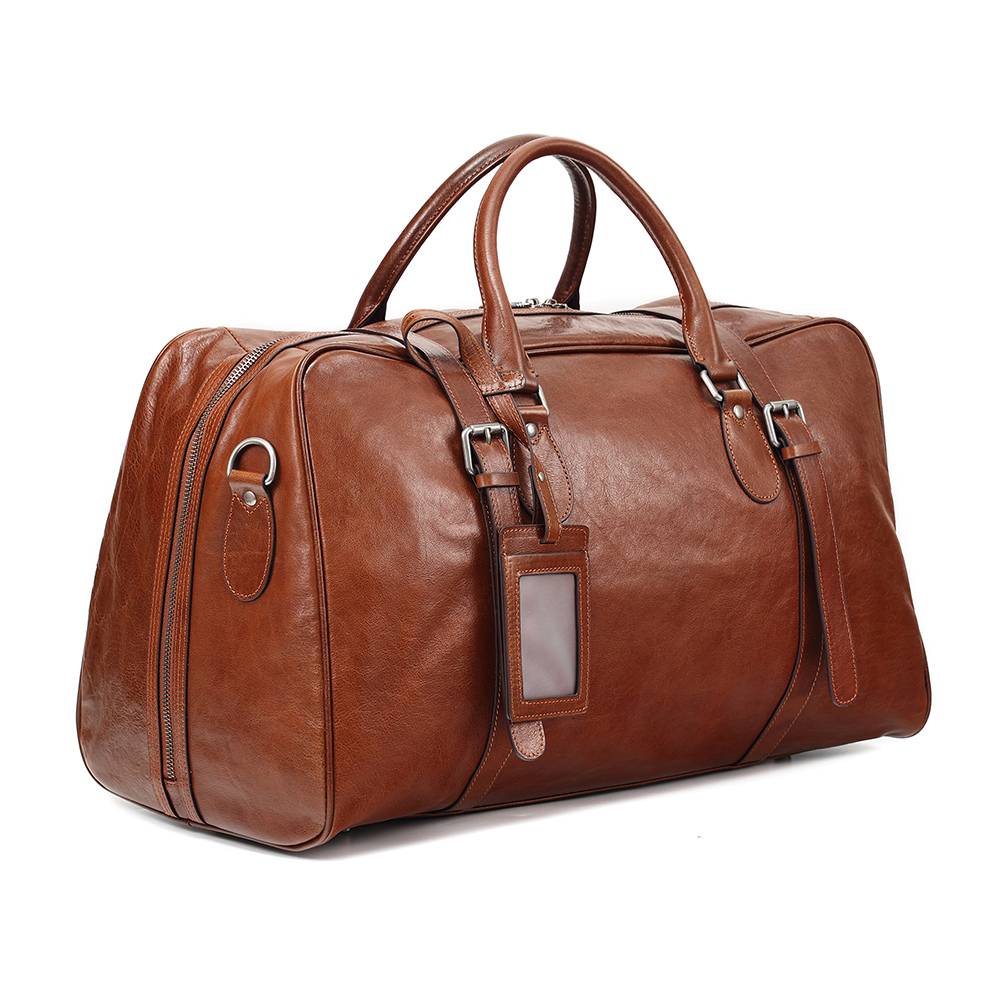 mens leather duffle bag